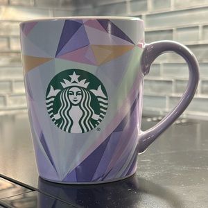 Starbucks Purple Kaleidoscope Geometric Ceramic Coffee Mug